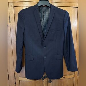 Tallia boys suit, size 18 boys, fully lined jacket, cuffed pants, worn once.